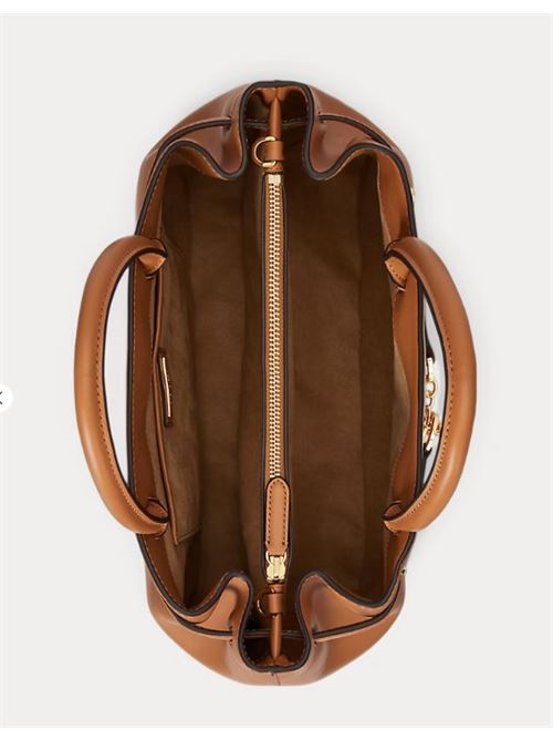 Blaike large leather trunk LAUREN RALPH LAUREN | BLKE LG SCHL.CARAMEL